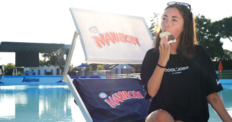 Maxibon, all'Aquafan di Riccione il lavoro dei sogni