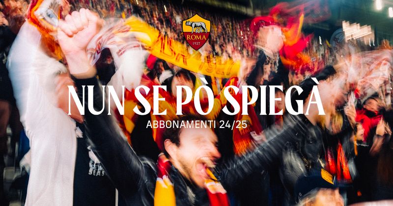 WE ARE SOCIAL firma la campagna abbonamenti di AS Roma