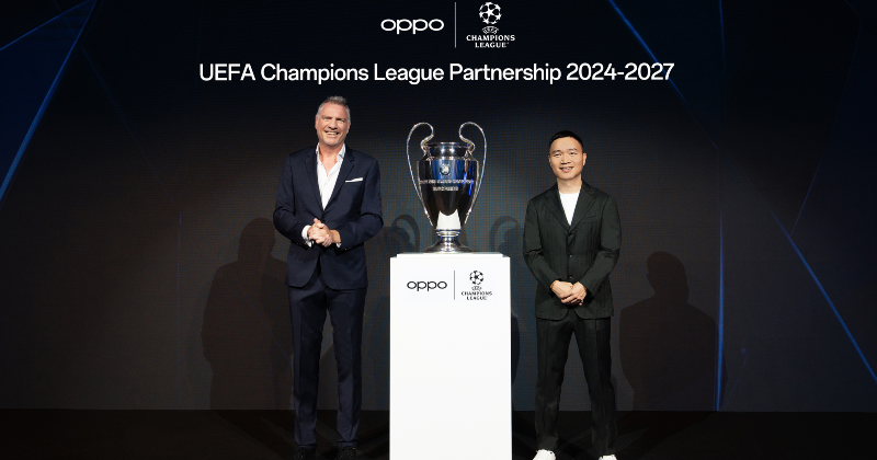 OPPO rinnova la partnership con la UEFA per tre stagioni