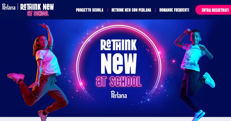 Perlana lancia il progetto educativo “Rethink New at School”