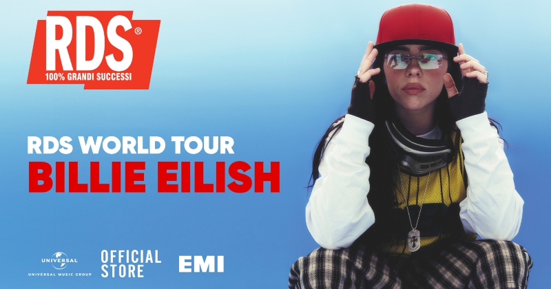 Torna RDS World Tour: si vola da Billie Eilish