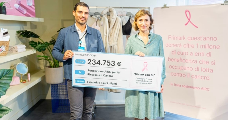 Primark dona oltre €234.000 a Fondazione AIRC