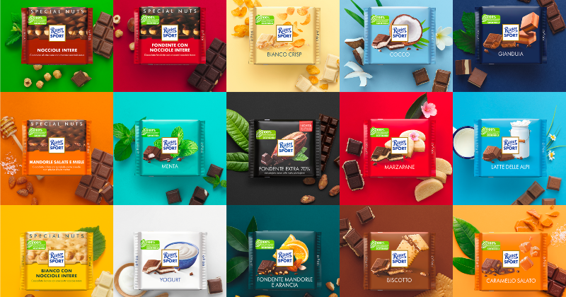 Uasabi x Ritter Sport: il cioccolato arriva su TikTok